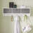 Wall Coat Rack Coat Cubby Shelf with Hooks-1906936651