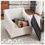 Fauteuil d'appoint pivotant à 360 ° Teddy-1318894113