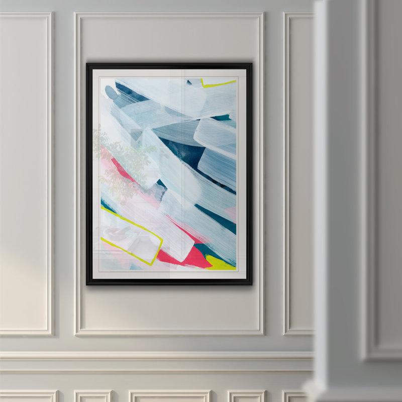 « enfold i »-reproduction d’art sur toile, H 18,5 po x l 24,5 po x P 1,5 po, Cadre noir
