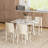 Olujimi 110cm Solid Wood Rectangular Folding Table-130228730