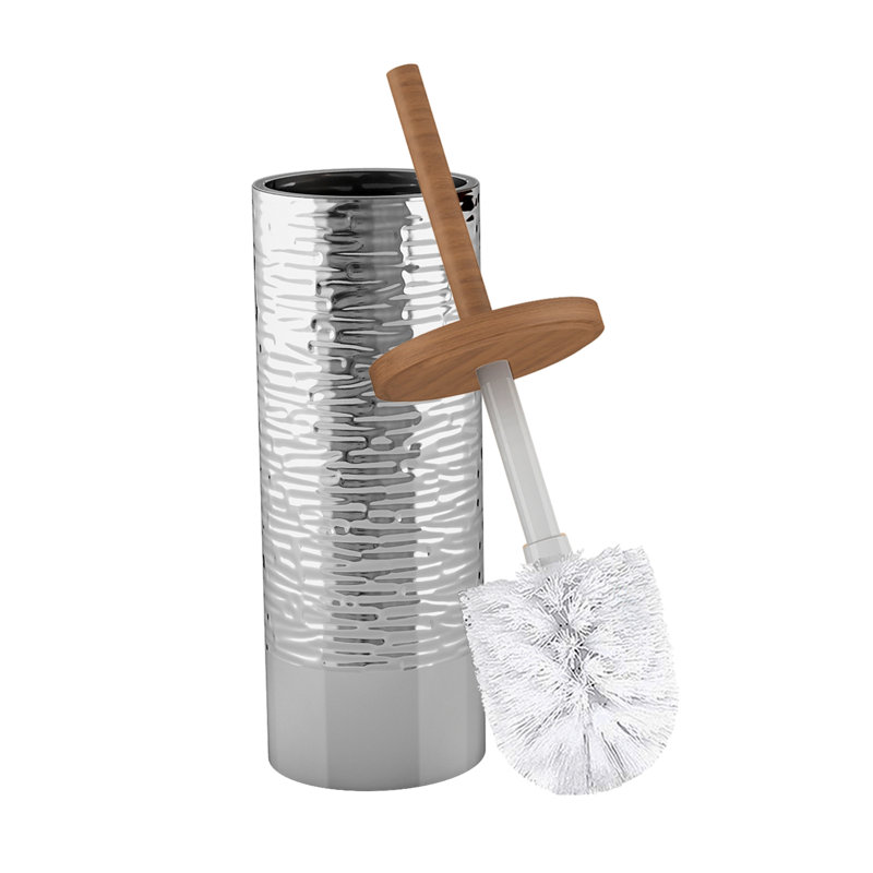Porte-brosse autoportant compact 15,5 po H