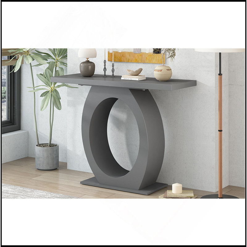 Console élégante et moderne Mirod, Gris