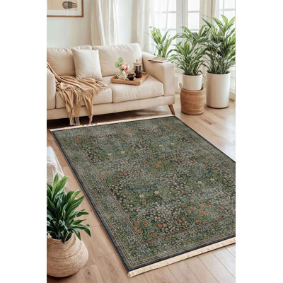 Tapis à imprimé botanique Forest Thicket