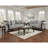 Modern Sofa Hernen Carved Wood Frame Sofa