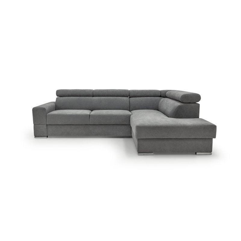 4 Seater Corner Sofa, Grey