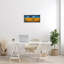 «Wheat Field with Crows Classic Brown Grain», art mural sur toile flottante par Vincent Van Gogh-584226404-584226456