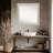 Parlor Silver Bathroom Vanity Non-Beveled Wall Mirror-192425899