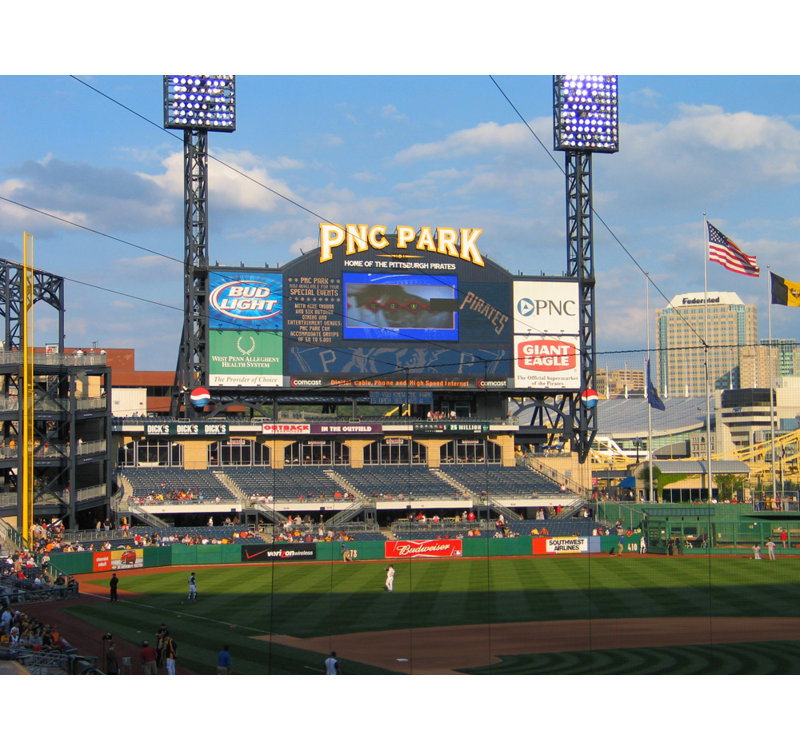 PNC Park, H 28 po x l 37 po