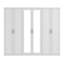 6 Door Wardrobe With Mirror-1657570585