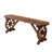 46-Inch Wagon-Inspired Solid Wood Patio Bench