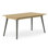 Beachside 87"W Solid Acacia Contemporary Extendable Outdoor Dining Table with Metal Legs
