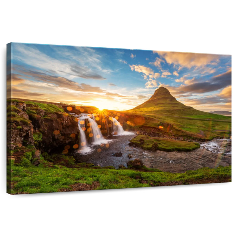 Chutes d'eau Alvord Kirkjufellsfoss, H 8 po x l 12 po