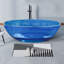 65.16'' x 29.72'' Freestanding Soaking Solid Surface Bathtub