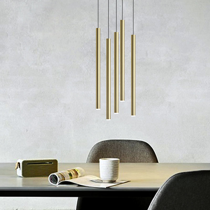Baileyton 5 - Light Cluster Pendant, Brass