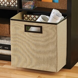 Cube Storage Bins 12x12 Storage Cubes for Shelves Fabric Storage Baskets  Cube Baskets for Closet with Leather Handles Cube Storage Organizer Bins  (White&Teal) 