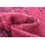Tapis rose foncé en laine noué à la main de conception unique 2000 pi 3 pi 8 po x 6 pi 7 po Odiamehi