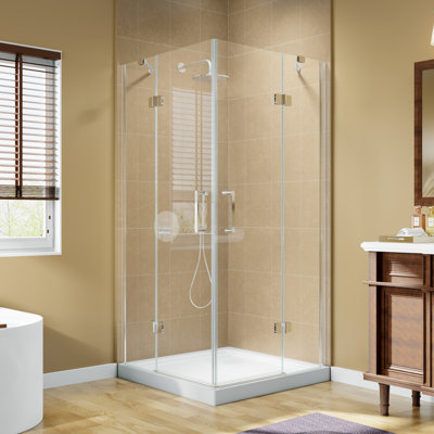 36 cabines de douche carrées sans cadre