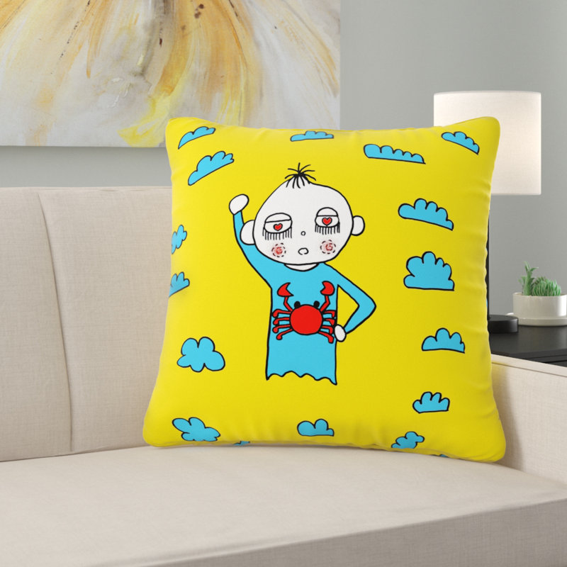 Obi Square Cushion, 58cm H x 58cm W x 23cm D