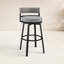 Tabouret de patio avec coussin Chave-66603323
