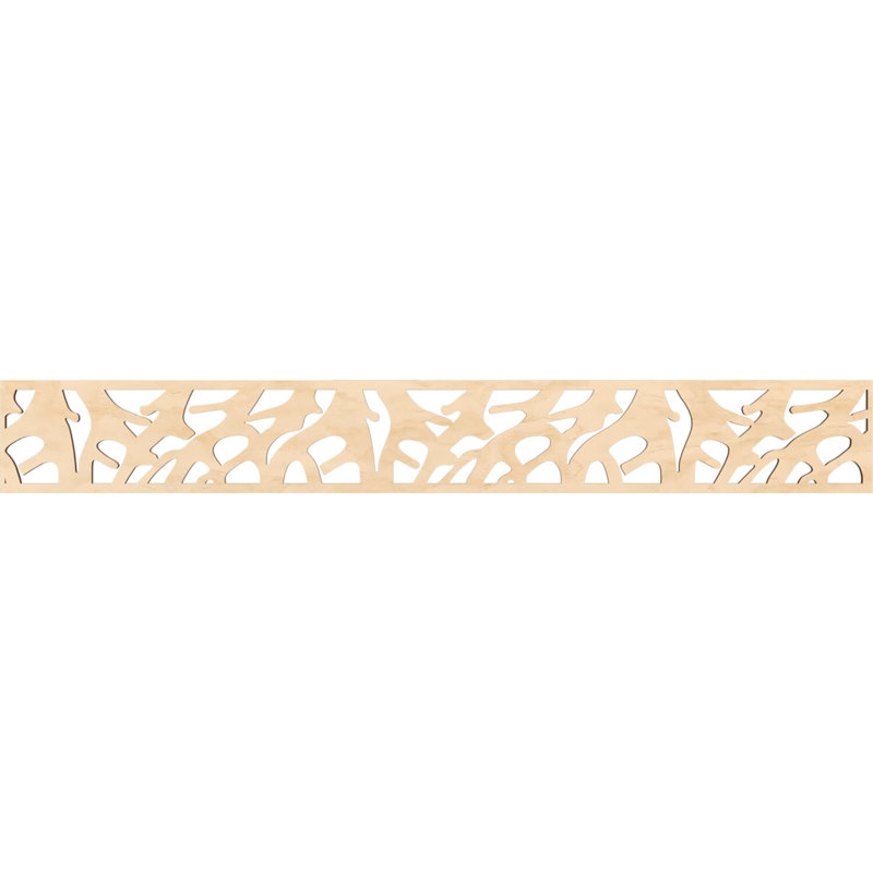 Moulure Manton, H 6 po x l 46,5 po x P 0,25 po, Bouleau