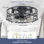 50cm Farmhouse Reversible Caged Ceiling Fan with Light Kit And Remote-1236923253