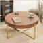 Table basse ronde moderne avec pieds croisés-1937430147-1937430141