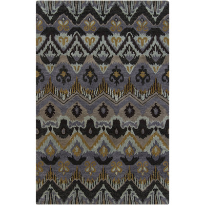 Tapis ikat en laine et viscose Donik