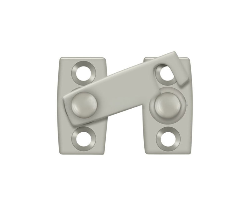 Deltana SB3058U26 Shutter Bar/Door Latch 5/8"; Bright Chrome Finish, Satin Nickel