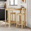 Aastha Solid Wood Counter Stool-1033937366