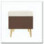 Banc de rangement avec repose-pieds Banc de chambre rembourré avec rangement-622622462