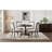5 - Piece Pedestal Dining Set-1051845921
