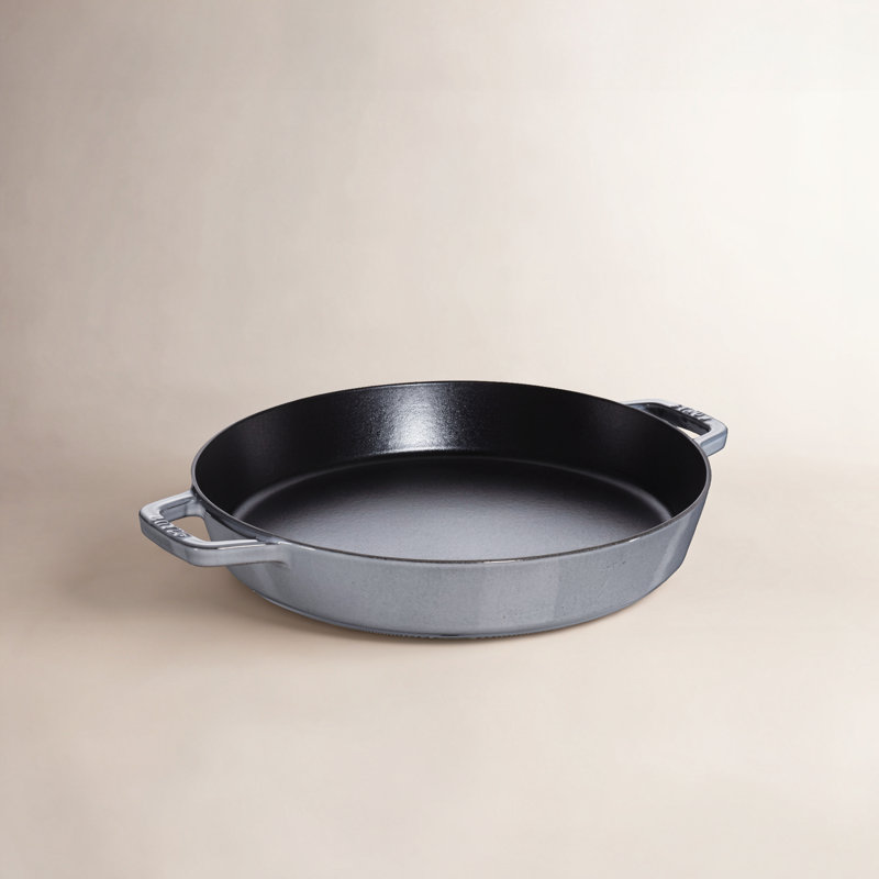 Poêle en fonte antiadhésive 13 po Staub, Gris graphite