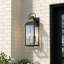 Large 3-light outdoor wall lantern W 8“ x H 24” with Caden clear glass-70886264