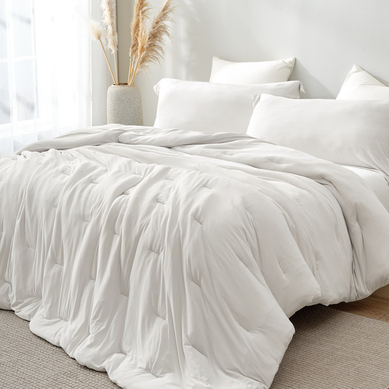 Shhhh! I'm Undercover! - Coma Inducer® Oversized Queen Comforter Set - Fox Gray, Gray, Queen Comforter + 2 Standard Shams 