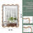 Rectangle Solid Wood Wavy Mirror-632639926