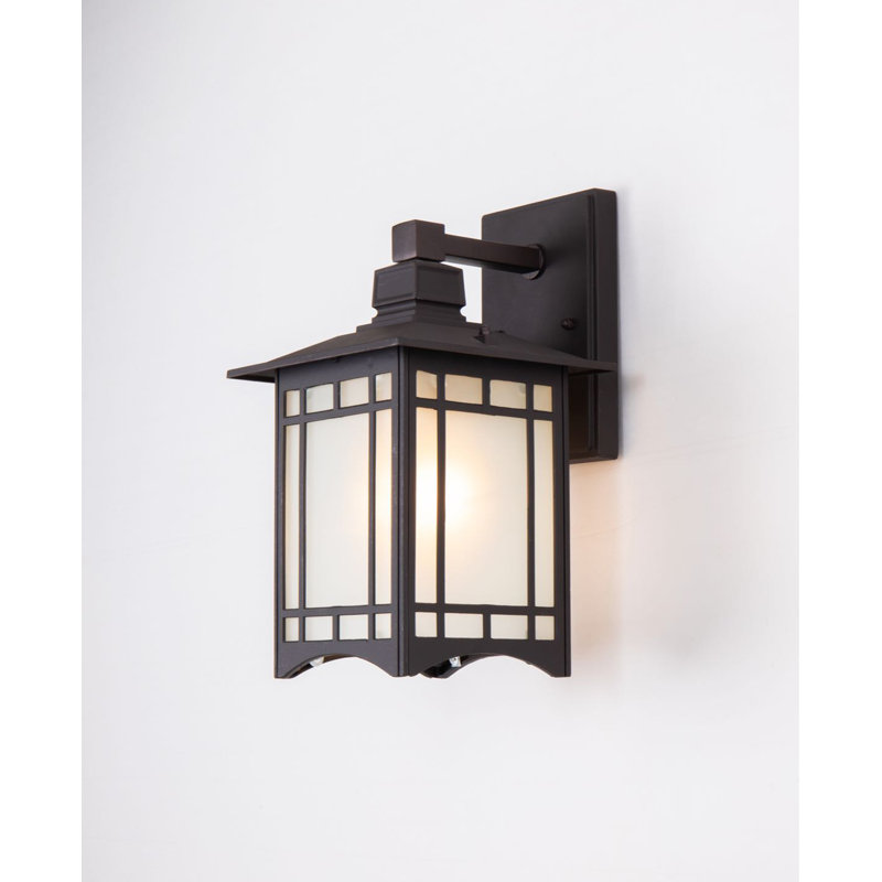 Lanterne murale d'extérieur 1 lumière noire