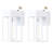 Dusk To Dawn Classic Outdoor Wall Sconce With Cylinder Glass Shade And Rectangular Metal Frame, Waterproof For Porch, Patio(Set Of 2)-262313137