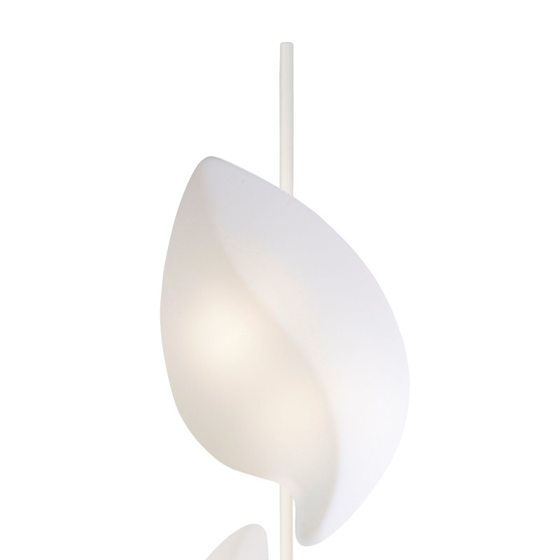 Dockrey 171.6cm Novelty Floor Lamp, Matt White