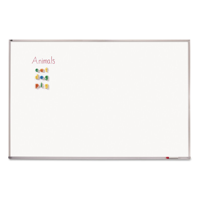 Quartet® No Melamine Wall Metal Whiteboard, 48" H x 72" W