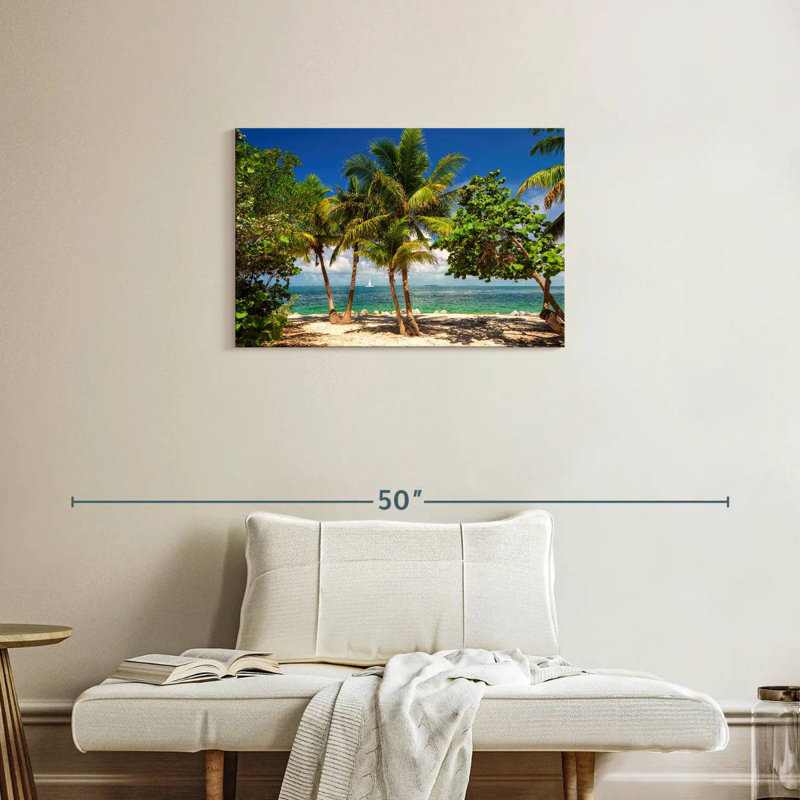 Plage relaxante de Key West, H 20 po x l 30 po