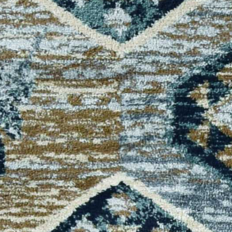 Tapis d'intérieur tissé à la machine Seafoam