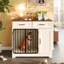 Armoire de rangement pour chien 37,4 "avec 2 tiroirs