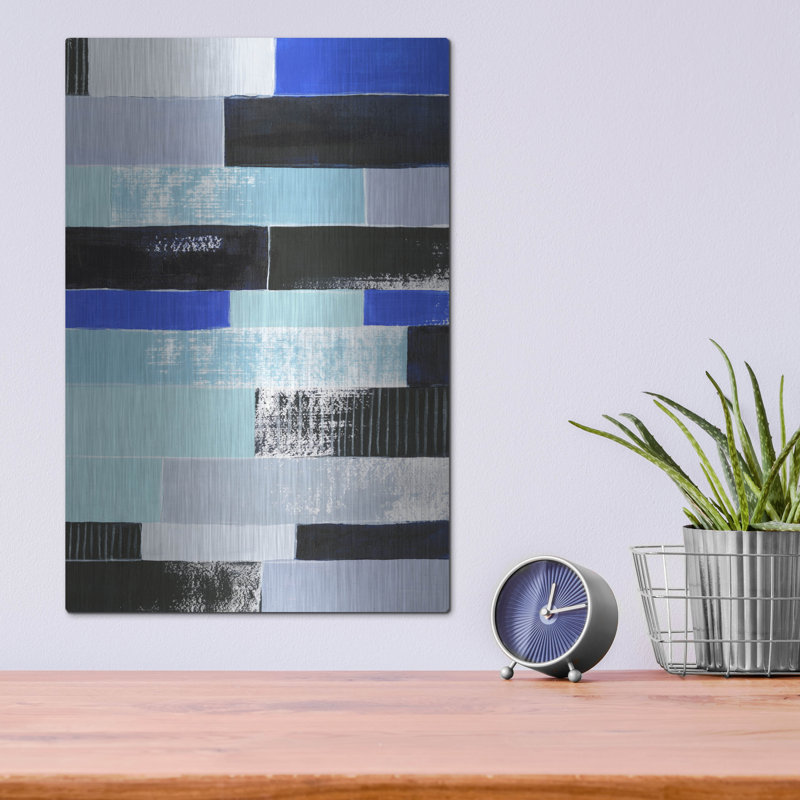 «Black & Blue Bricks II» par Grace Popp
