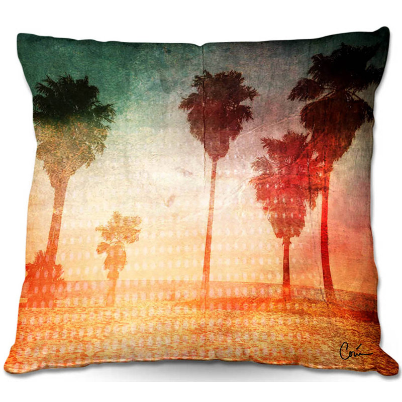 Coussin de plage canapé pâle, 18 po x 18 po