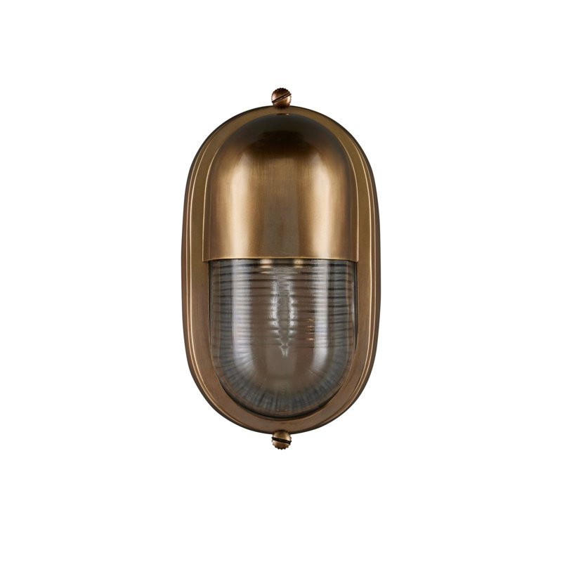 Maritime 1 - Light Outdoor Sconce, Brass