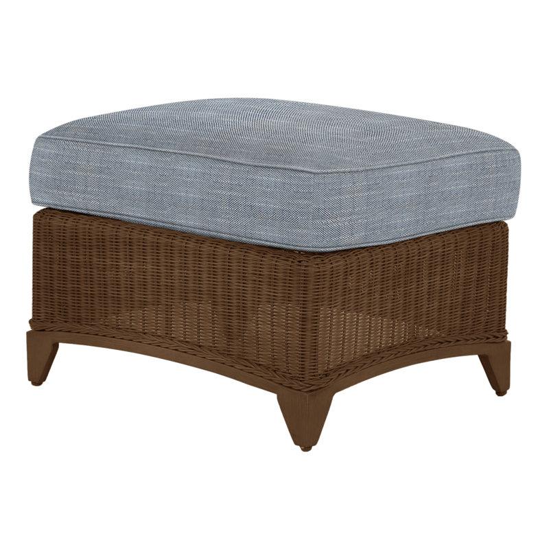 Repose-pieds Astoria - Raphia / chêne, Trépointe, Chambray Rollo, Astoria n°90 raffia / chêne