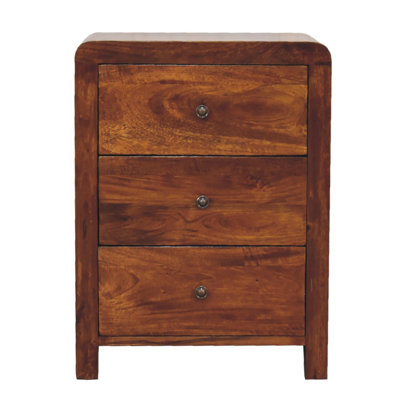 45cm W Solid Wood Bedside Table
