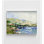 «Summer Cove I» par Ethan Harper, peinture encadrée été, impression de paysage abstrait, impression d'eau bleue, impression d'art de montagne verte 36 x 48 po