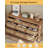 10-Drawer Rattan Dresser With Wheels ,Walnut