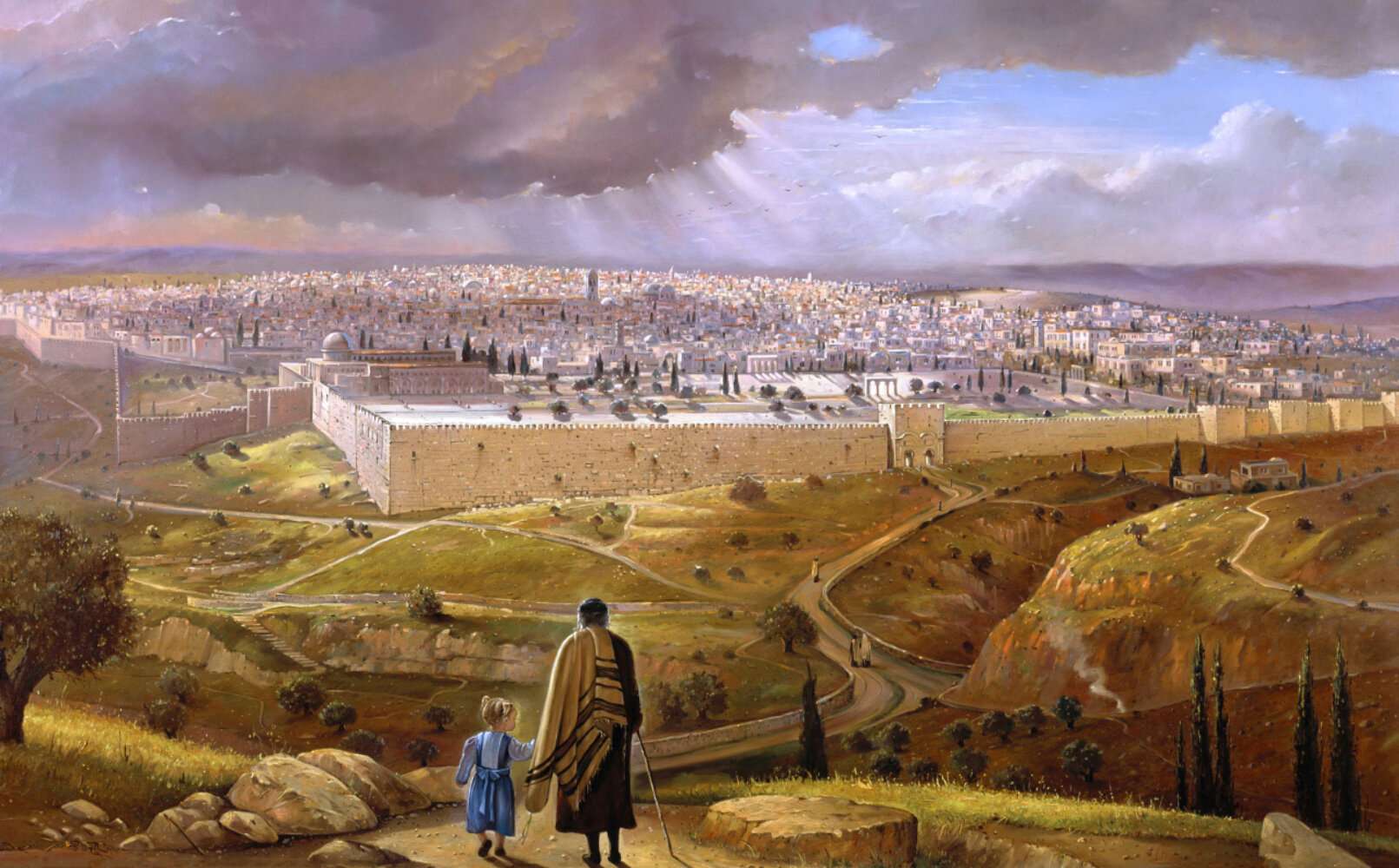 Иудеи город. Вид на Иерусалим с Елеонской горы. Вид на храм Ирода с Елеонской горы. Иерусалим древний город. Древнееврейское царство Иерусалим.